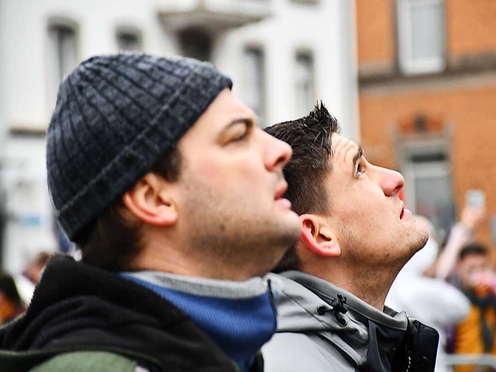 Impressionen vom Narrenbaumstellen in Lrrach