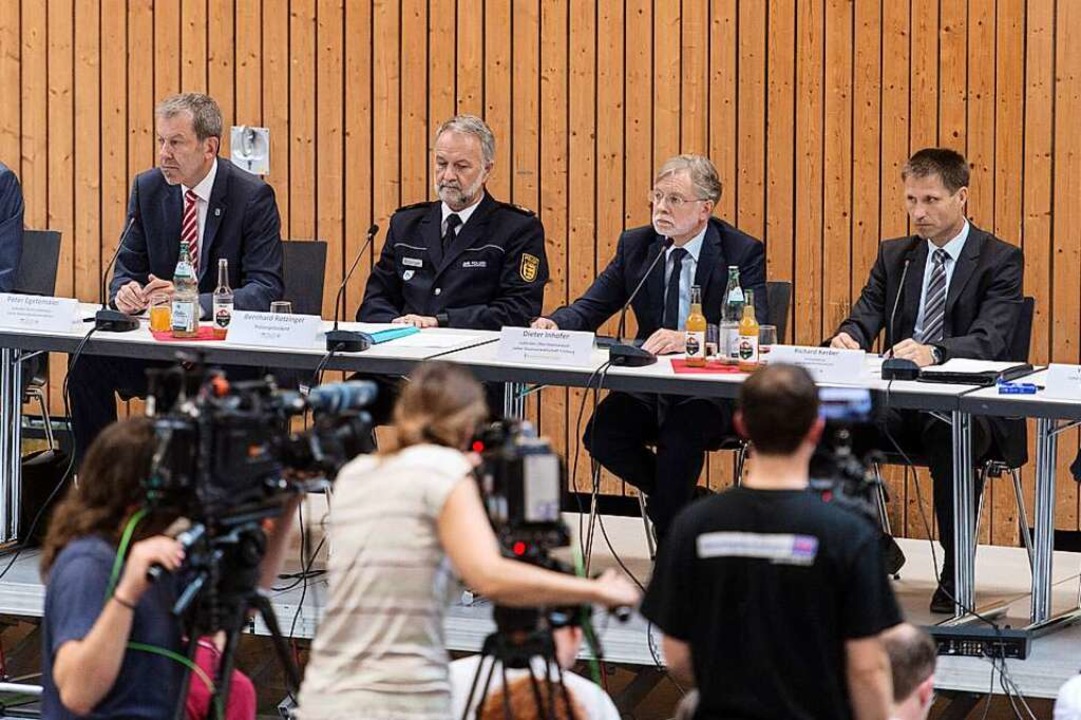 Dieter Inhofer im Juni 2017 auf dem Po...Frau ermittelt und festgenommen wurde.  | Foto: Patrick Seeger