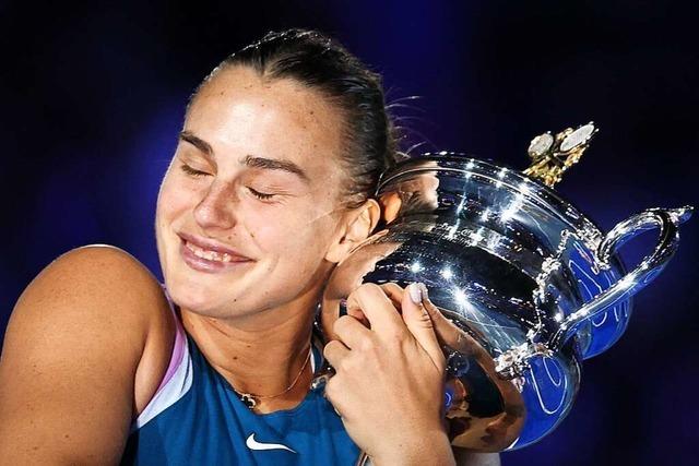Triumph bei Australian Open: Aryna Sabalenka am Ziel ihrer Träume