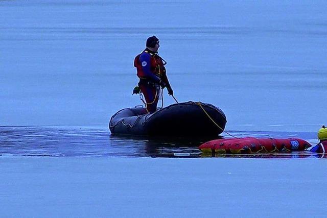 Geschwister brechen auf Thringer Stausee im Eis ein und sterben