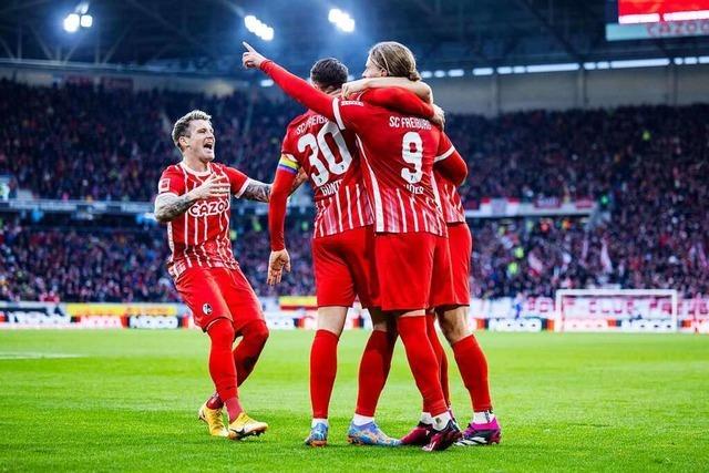 3:1 gegen den FC Augsburg: Der SC Freiburg ist wieder in der Spur