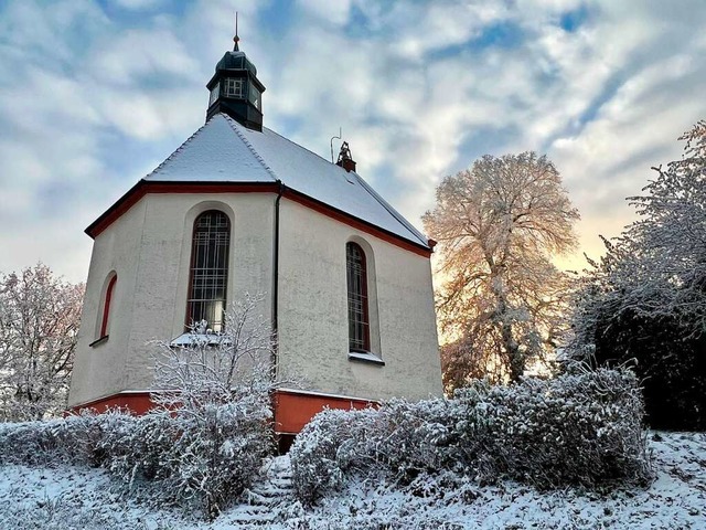 Katharinenkapelle Endingen im Winter.  | Foto: Birgit Schweizer