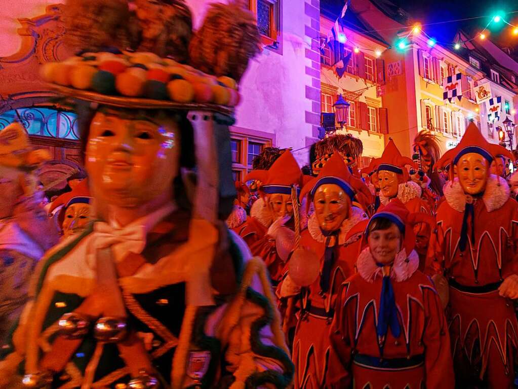 Start in eine lange Nacht: Die Znfte treffen sich am Samstagabend auf dem Marktplatz zum "Durcheinander-Umzug".