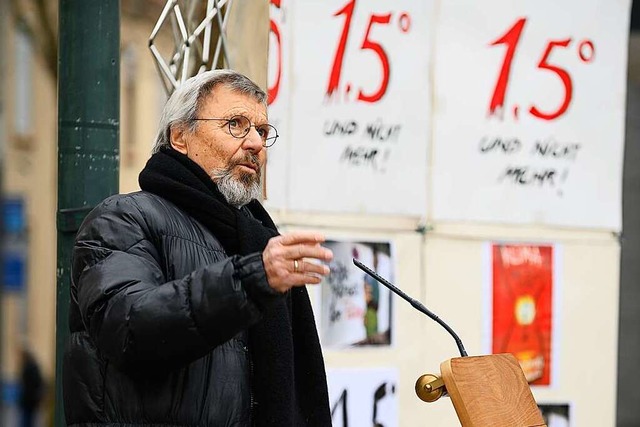 Vitus Lempfert ist aktives Mitglied der Grandparents for Future.  | Foto: Ansgar Taschinski