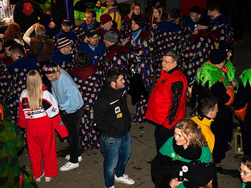 Viel Los war auf den Straen in Bollschweil in der Nacht von Samstag auf Sonntag. Rund 90 Znfte mit mehr als 2000 Hstrgern folgten dem Ruf.