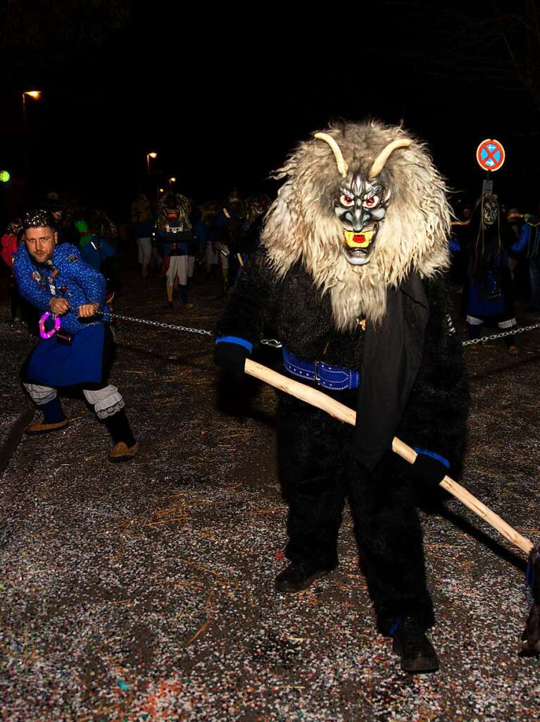 Viel Los war auf den Straen in Bollschweil in der Nacht von Samstag auf Sonntag. Rund 90 Znfte mit mehr als 2000 Hstrgern folgten dem Ruf.