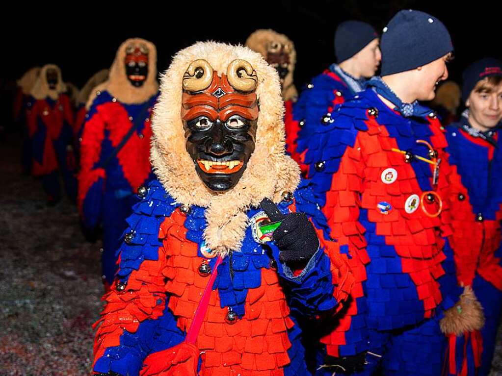 Viel Los war auf den Straen in Bollschweil in der Nacht von Samstag auf Sonntag. Rund 90 Znfte mit mehr als 2000 Hstrgern folgten dem Ruf.