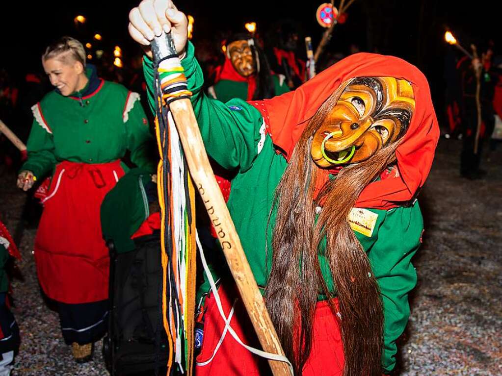 Viel Los war auf den Straen in Bollschweil in der Nacht von Samstag auf Sonntag. Rund 90 Znfte mit mehr als 2000 Hstrgern folgten dem Ruf.