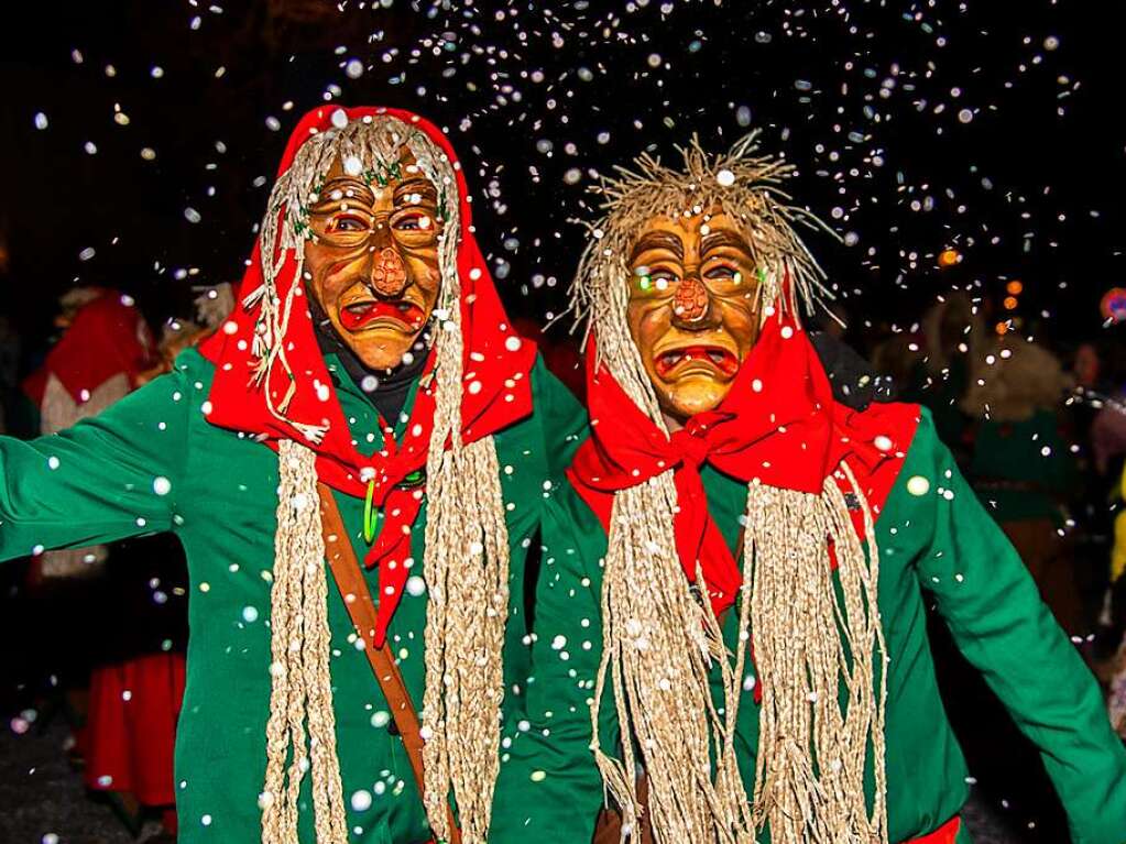 Viel Los war auf den Straen in Bollschweil in der Nacht von Samstag auf Sonntag. Rund 90 Znfte mit mehr als 2000 Hstrgern folgten dem Ruf.