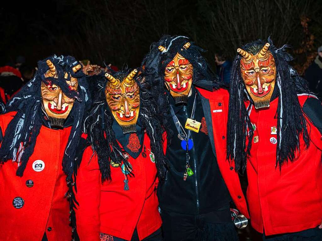 Viel Los war auf den Straen in Bollschweil in der Nacht von Samstag auf Sonntag. Rund 90 Znfte mit mehr als 2000 Hstrgern folgten dem Ruf.