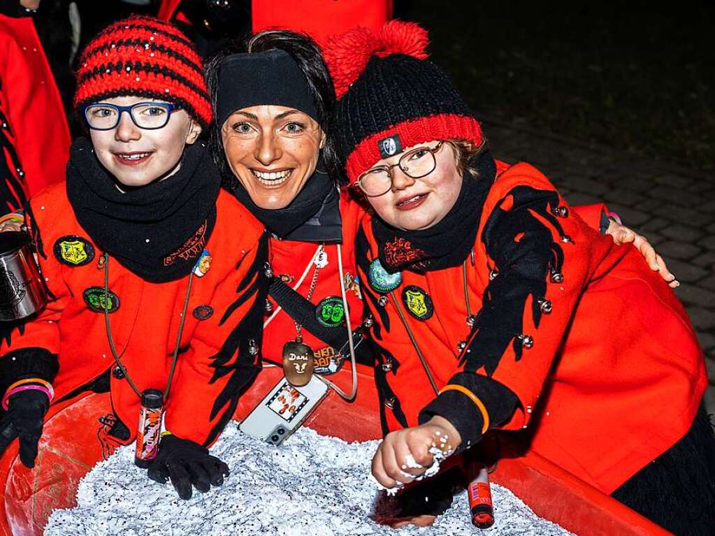 Viel Los war auf den Straen in Bollschweil in der Nacht von Samstag auf Sonntag. Rund 90 Znfte mit mehr als 2000 Hstrgern folgten dem Ruf.