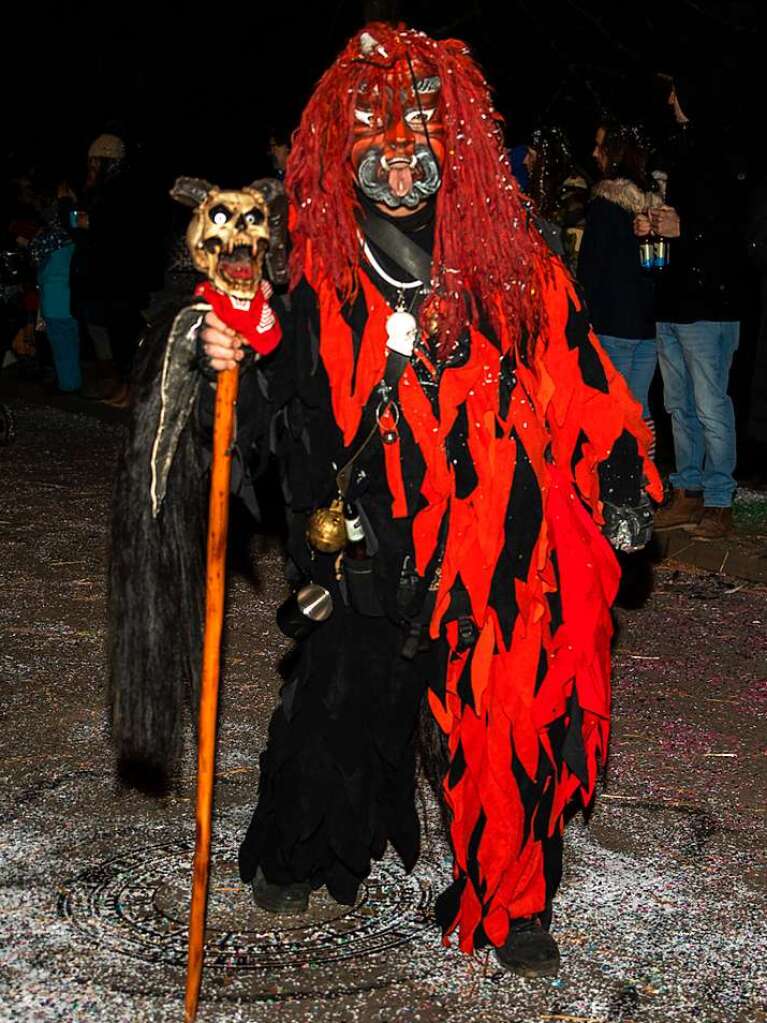 Viel Los war auf den Straen in Bollschweil in der Nacht von Samstag auf Sonntag. Rund 90 Znfte mit mehr als 2000 Hstrgern folgten dem Ruf.