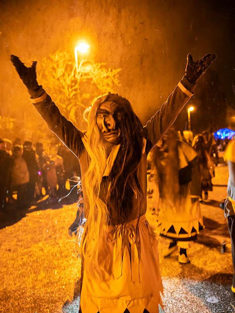 Viel Los war auf den Straen in Bollschweil in der Nacht von Samstag auf Sonntag. Rund 90 Znfte mit mehr als 2000 Hstrgern folgten dem Ruf.