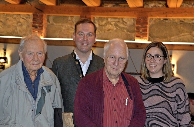 Alwin Schlter (links) und Helmut Ecke...e Zugehrigkeit zur CDU ausgezeichnet.  | Foto: Christiane Sahli