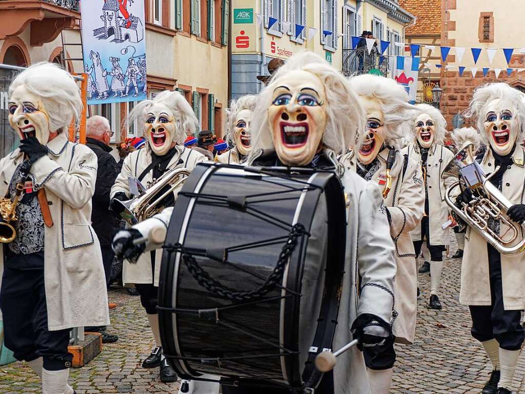 Die Grachsymphoniker beim Umzug am Sonntag