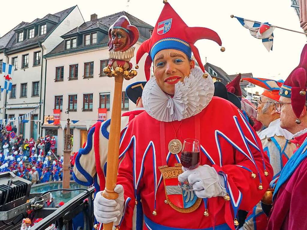 Auch Oberjokili Alexander Hinz strahlt nach dem zweitgigen Narrenspektakel.