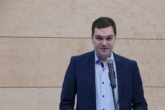 Alexander Pfliegensdörfer ist neuer Bürgermeister von Wutach