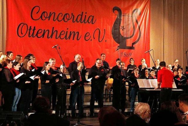 Der Ottenheimer Gesangverein Concordia ist auf und hinter der Bühne fit für die Zukunft