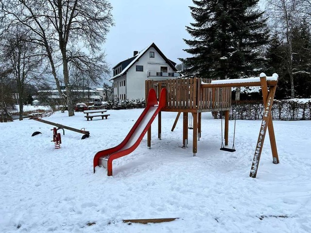 Der Spielplatz im Lenzkircher Kurpark  | Foto: Merlin Frey