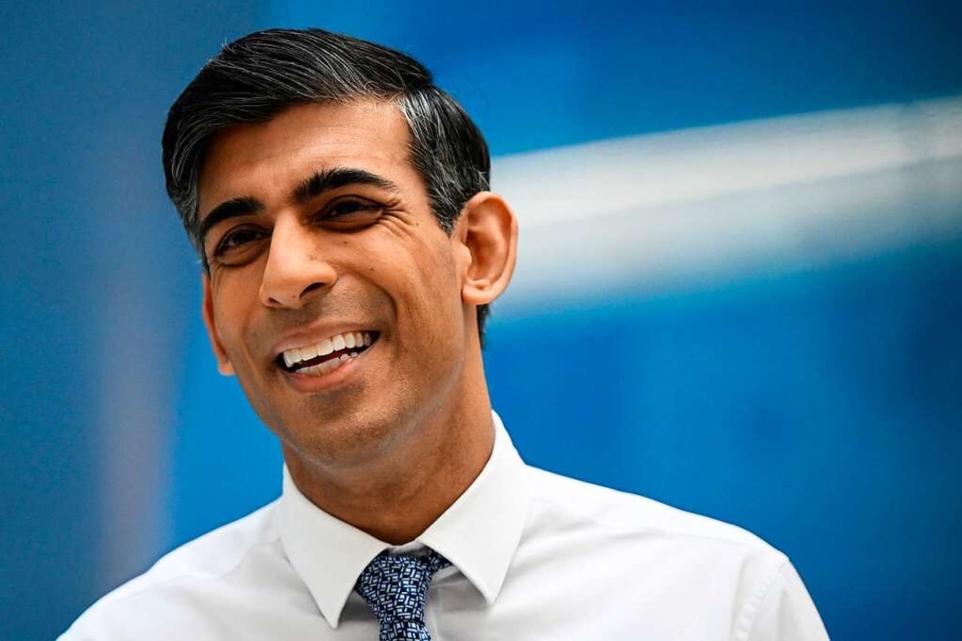 Der britische Premier Rishi Sunak  | Foto: Oli Scarff (dpa)