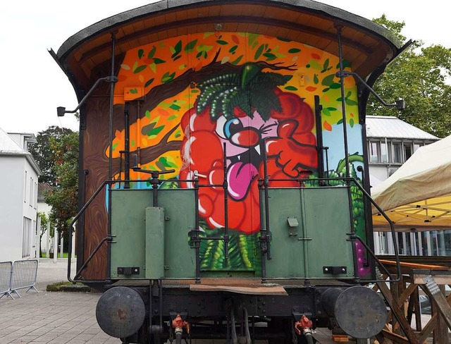 Der Kulturwaggon steht der Georg-Wimme...sprojekt kam beim Stadtgulden zum Zug.  | Foto: Stadt Lahr