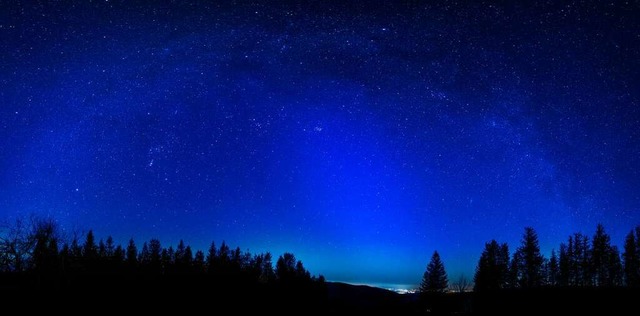 Zodiakkallicht: Die Nacht bricht an.  | Foto: Paul Trenkle