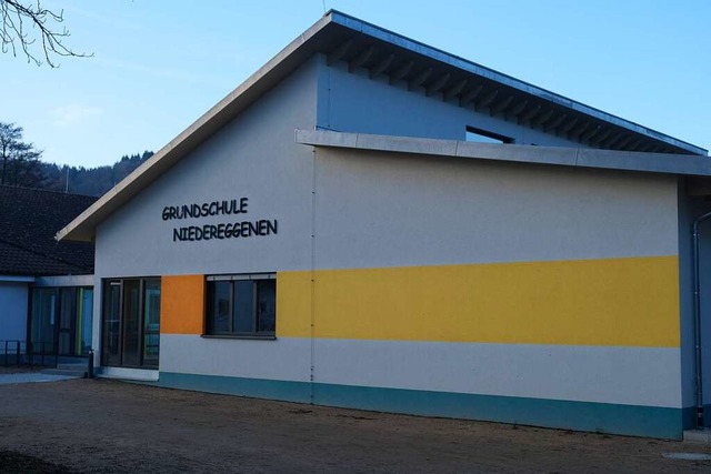 Seit zwei Jahren steht der Neubau als Erweiterung der Niedereggener Grundschule.  | Foto: Martin Pfefferle