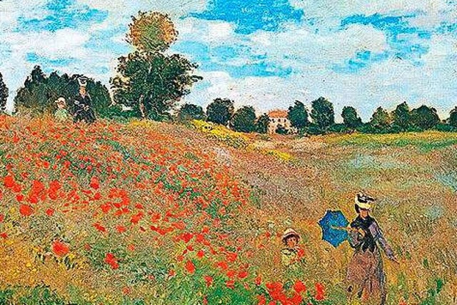 Claude Monet: Les coquelicots  Argenteuil (Druck auf Leinwand)  | Foto: BZ.medien