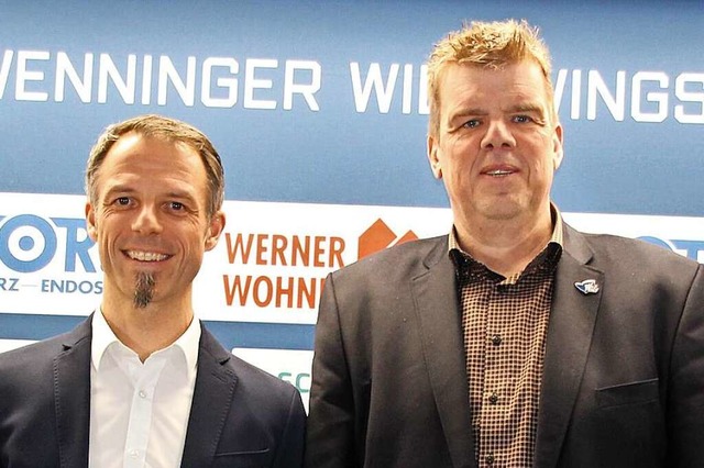 Jetzt gibt es zwei  Geschftsfhrer be...xander Herr (links) und Stefan Wagner   | Foto: Heinz Wittmann