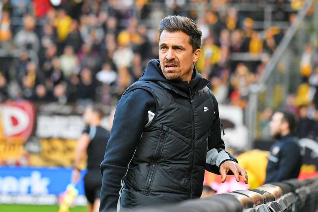 Strker im Blickfeld: SC-Trainer Thomas Stamm  | Foto: IMAGO/Eibner-Pressefoto/Bert Harzer