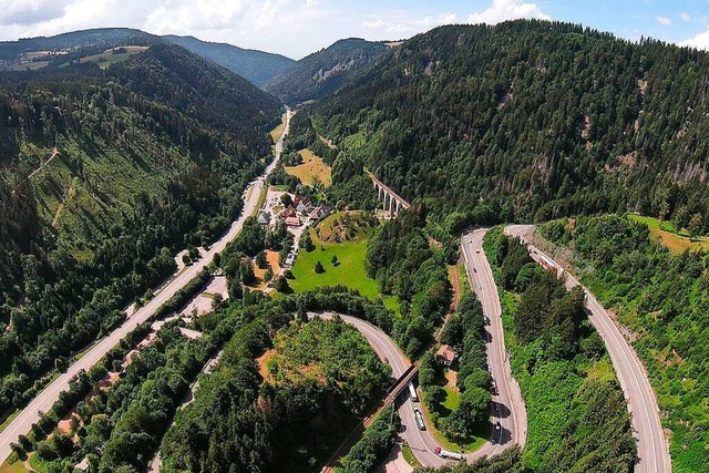 Das Hllental ist das Nadelhr der B31.  | Foto: Timo Drr