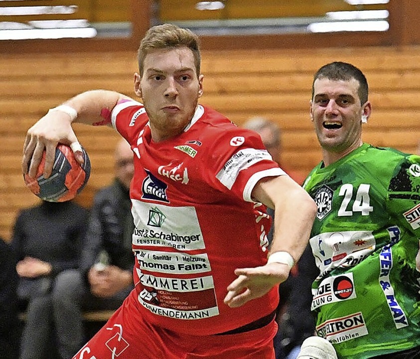 Sein Einsatz ist noch fraglich: HSG-Akteur Maximilian Schilli  | Foto: Wolfgang Knstle