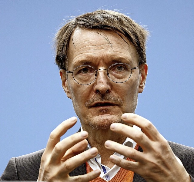 Bundesgesundheitsminister Karl Lauterbach  | Foto: Carsten Koall (dpa)