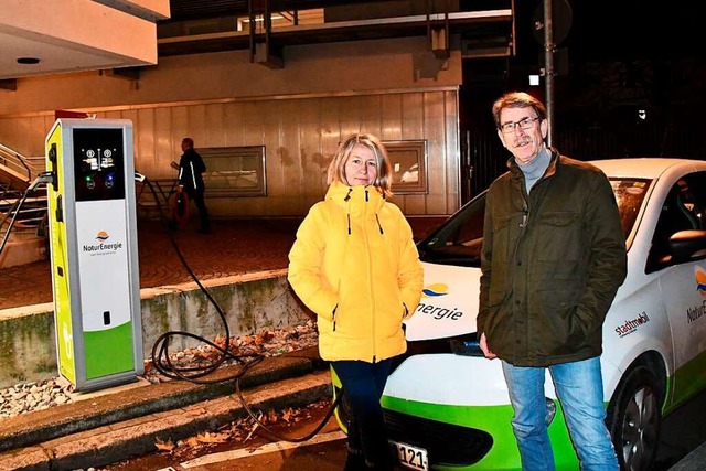 Judit Furulyas hat fr Nollingen eine ...rbaum an einer Station in Rheinfelden.  | Foto: Heinz und Monika Vollmar