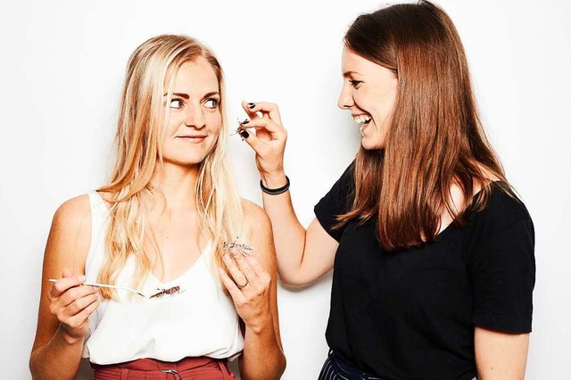 Insektenfood-Pionierinnen: Malena Sigu... links) und Jessica Buhl-Nielsen (31)   | Foto: Hey Planet