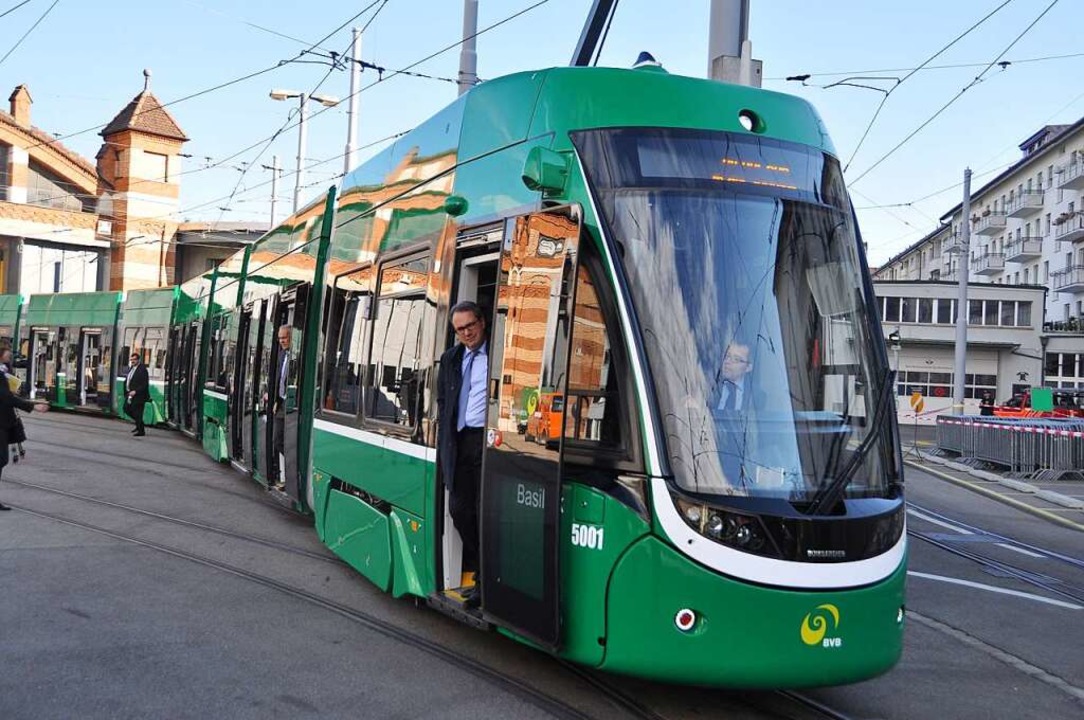 2014 wurde die erste Flexity-Tram in Betrieb genommen.  | Foto: Daniel Gramespacher