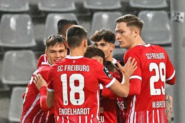 2:0 gegen Bayreuth – das zweite Team des SC Freiburg ist nun Tabellendritter der dritten Liga