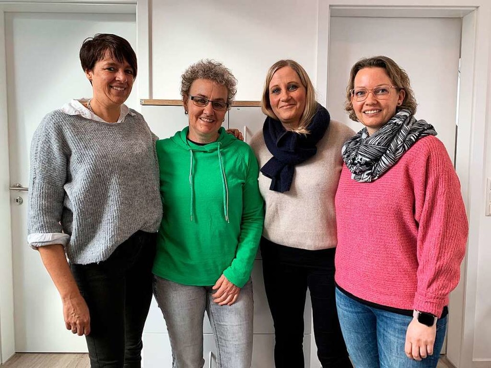 Maria Rogg, Dorothea Feser, Friederike...anne Pfaff bilden das  Palliativ-Team.  | Foto: Silas Schwab