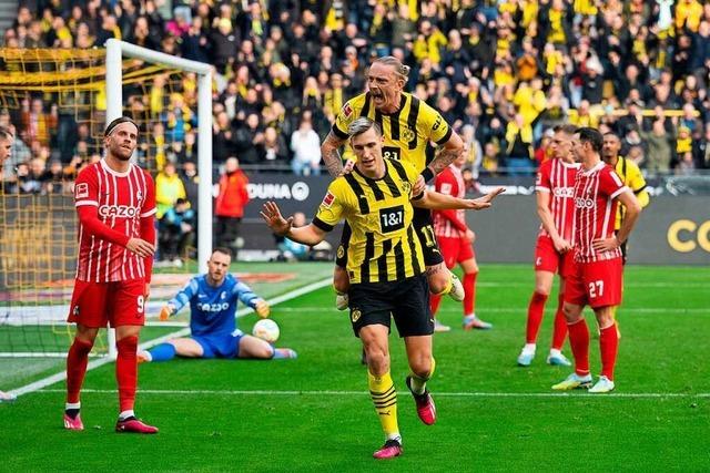 SC Freiburg unterliegt in Unterzahl – 5:1-Sieg für Dortmund
