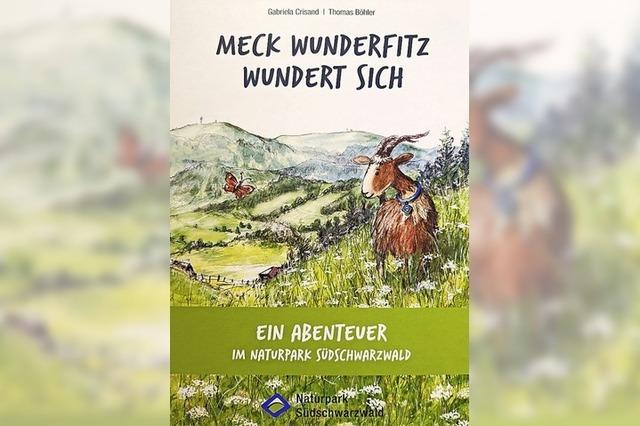 Naturpark-Buch mit Ziege Meck für Kinder