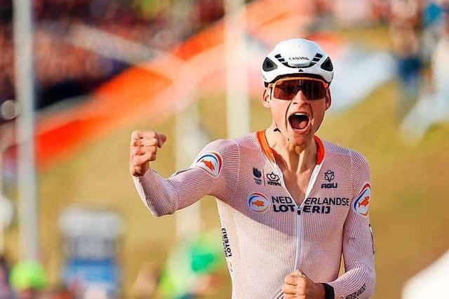 Niederlnder van der Poel siegt vor Rivale van Aert bei Cross-WM