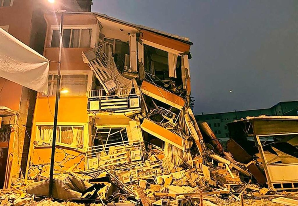 Erdbebenschäden in der Türkei  | Foto: Uncredited (dpa)