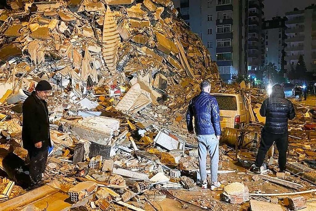 Erdbebenschäden in der Türkei  | Foto: Uncredited (dpa)