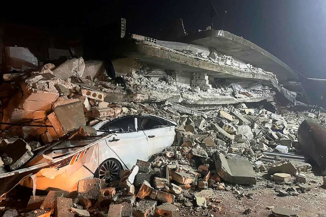 Erdbebenschäden in Syrien  | Foto: Ghaith Alsayed (dpa)
