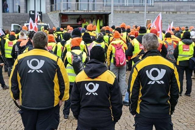 Erneut Warnstreiks bei der Post in Baden-Wrttemberg