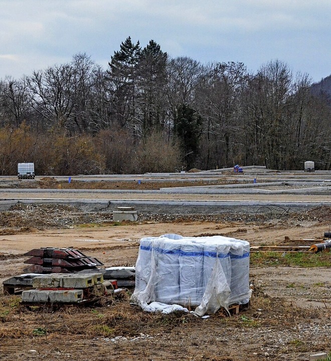 Im Mrz soll die Erschlieung beendet werden.  | Foto: Gabriele Hennicke