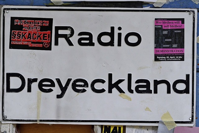Als Piratensender gestartet, seit 1988 ein Freies Radio: Dreyeckland  | Foto: Patrick Seeger (dpa)