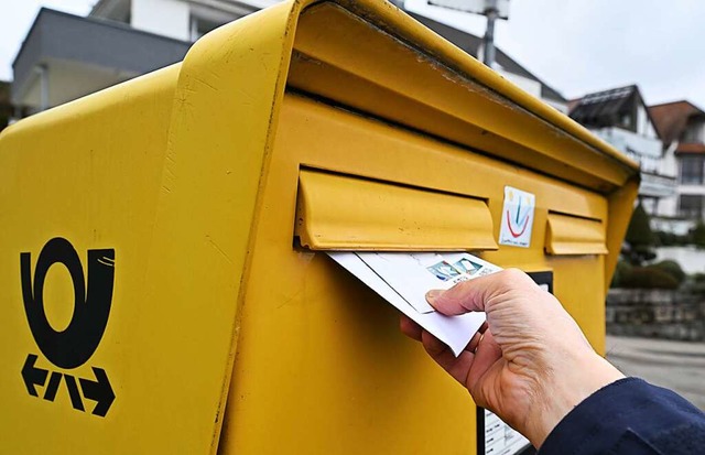 Viele Postkunden im Sdwesten knnten ...rgeblich auf Briefe und Pakete warten.  | Foto: Bernd Weibrod (dpa)