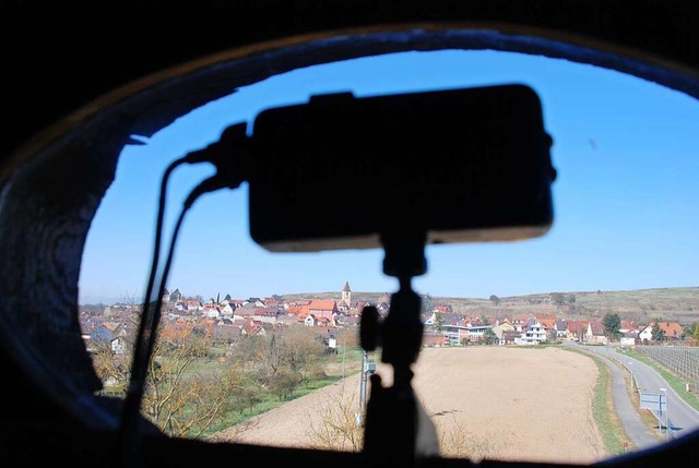 Diese Webcam hat Thomas Varadi im Post...auberger Horn eine Webcam aufzustellen  | Foto: Sophia Hesser