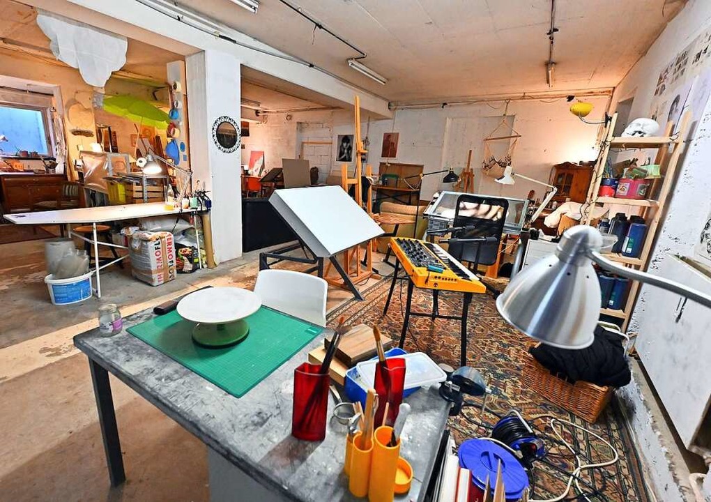 Der Proberaum im Keller der Friedrichstrae 58  | Foto: Michael Bamberger